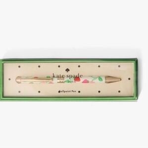 🔹️ Kate Spade🔹️ LIMITED EDITION Strawberry Twist  black ink Pen